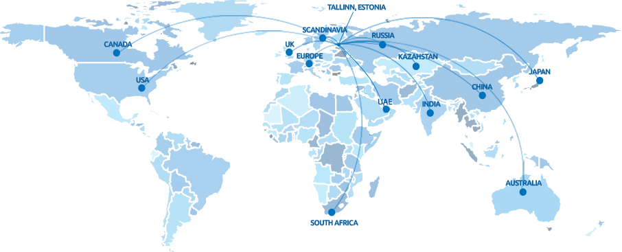 Our partners map