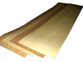 Veneered boards